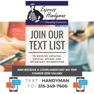 Join our Express Handyman VIP Club!