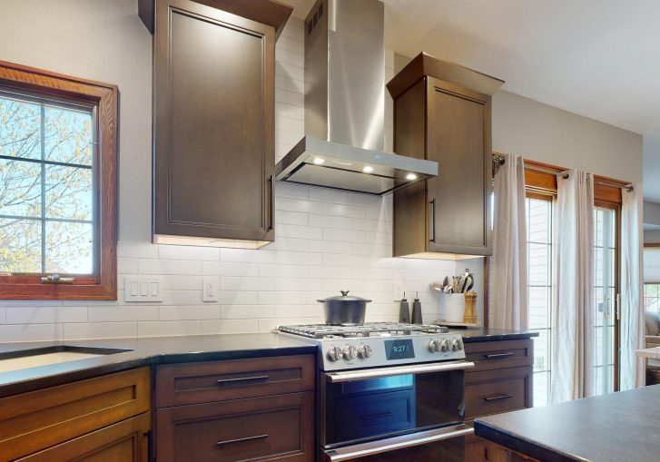 No kitchen remodel is complete without the right appliances. This kitchen features high-end commercial appliances, which not only enhance cooking efficiency but also elevate the overall aesthetic of the space. A microwave drawer was installed for a sleek, modern touch, providing easy access and saving valuable counter space.